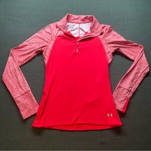 Under Armour Coral Quarter Zip Top